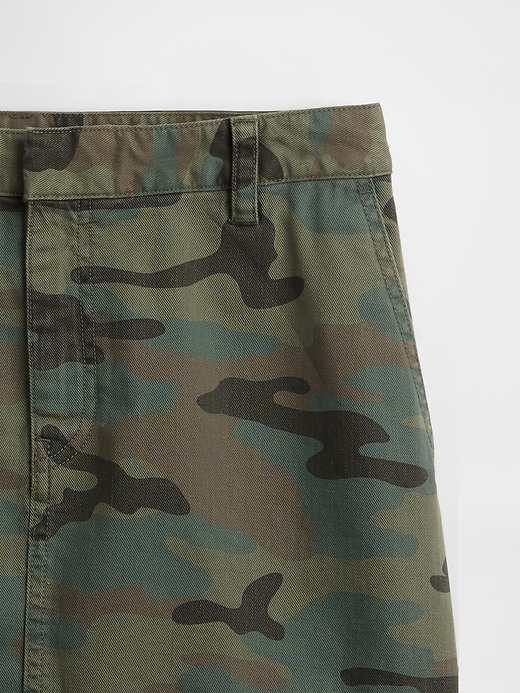 Image number 4 showing, Low Rise Camo Mini Skirt