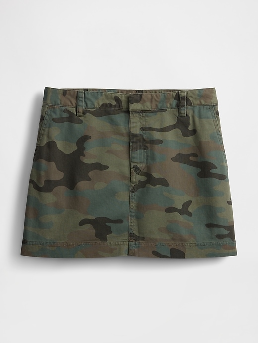 Image number 5 showing, Low Rise Camo Mini Skirt