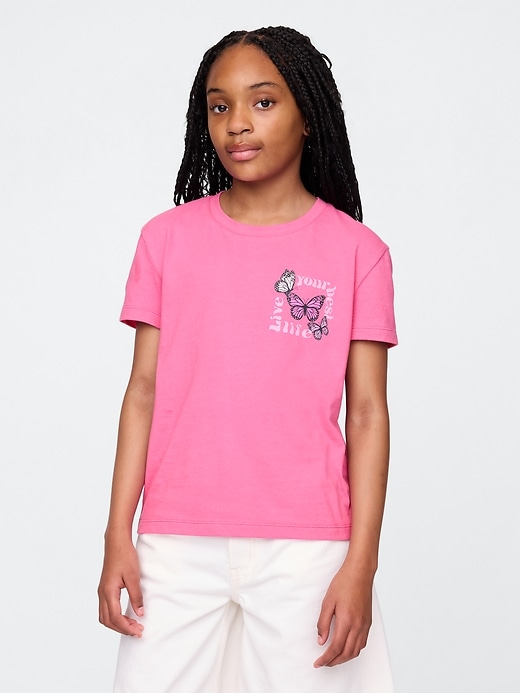 Image number 1 showing, Kids Relaxed Graphic T-Shirt