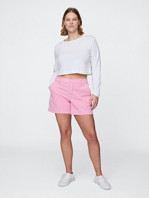 L'image numéro 5 présente Short kaki urbain, entrejambe de 10 cm