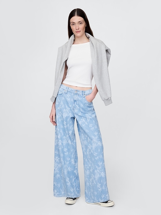 Image number 1 showing, Mid Rise UltraSoft Baggy Jeans