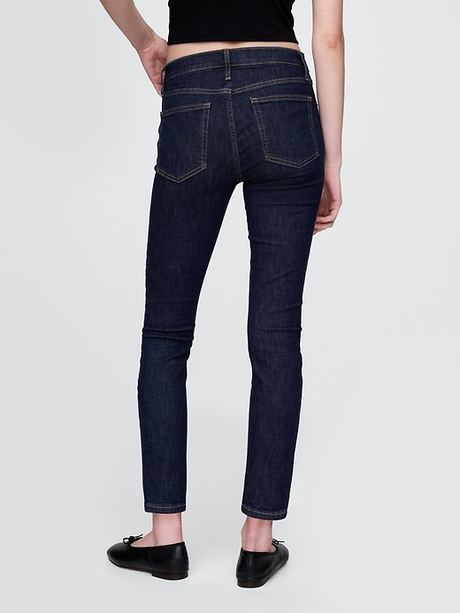 Image number 4 showing, Mid Rise True Skinny Jeans