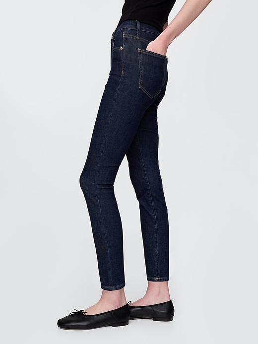 Image number 3 showing, Mid Rise True Skinny Jeans