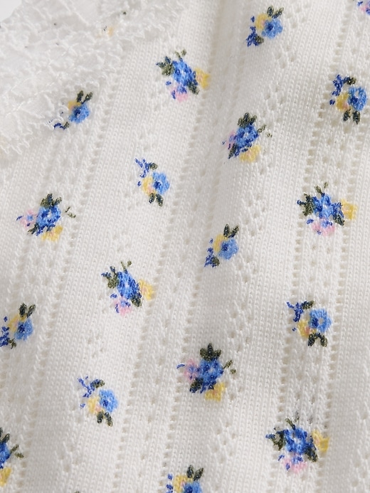 Image number 2 showing, Pointelle PJ Slip Dress