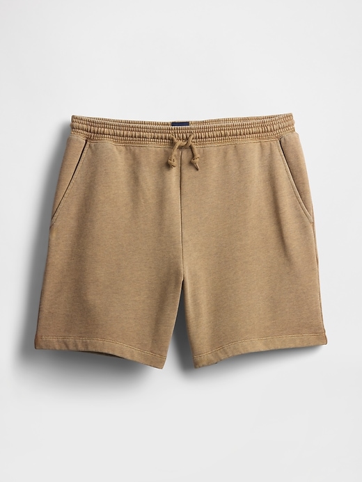 L'image numéro 6 présente Short en jersey bouclette épais