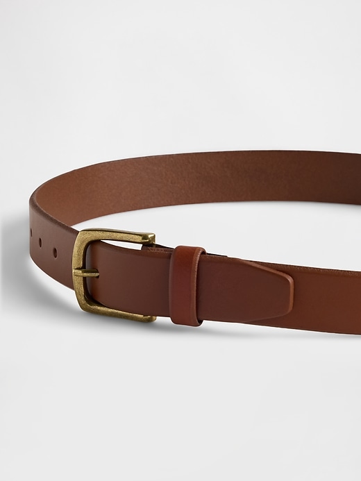 Image number 3 showing, Leather Belt