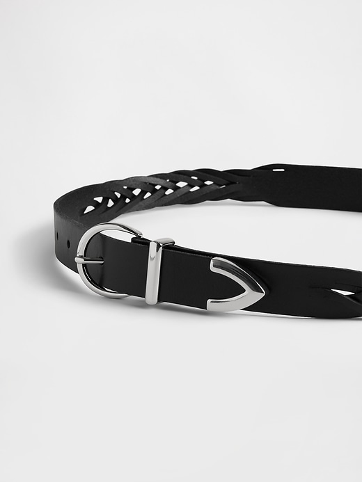 Image number 3 showing, Braided Leather Belt