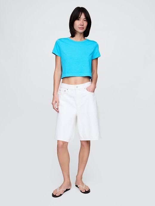 Image number 2 showing, Organic Cotton VintageSoft Crop T-Shirt