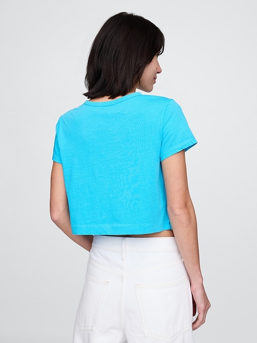 Image number 3 showing, Organic Cotton VintageSoft Crop T-Shirt