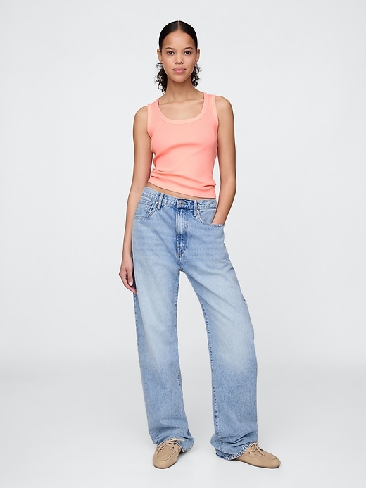 Rib Scoop Tank Top | Gap