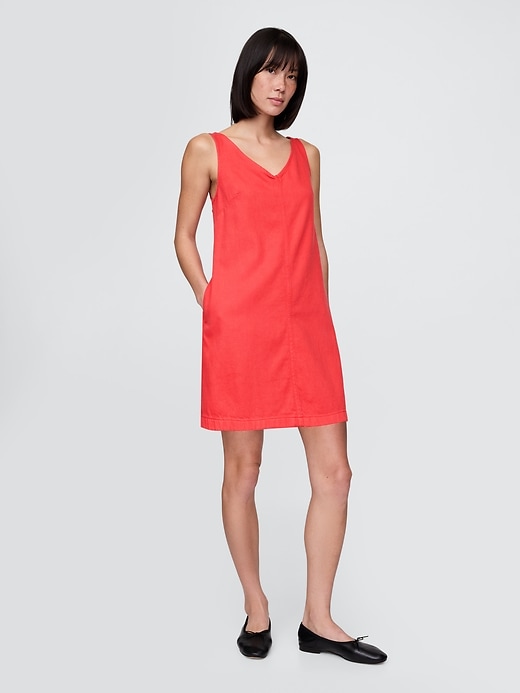 Image number 1 showing, UltraSoft Denim Mini Dress