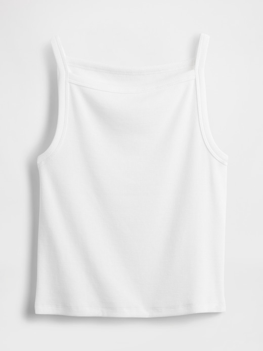 Image number 4 showing, Modern Apron-Neck Crop Tank Top