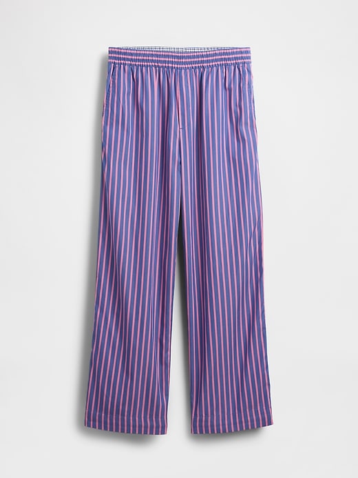Image number 7 showing, Organic Cotton Poplin Easy Wide-Leg Pants