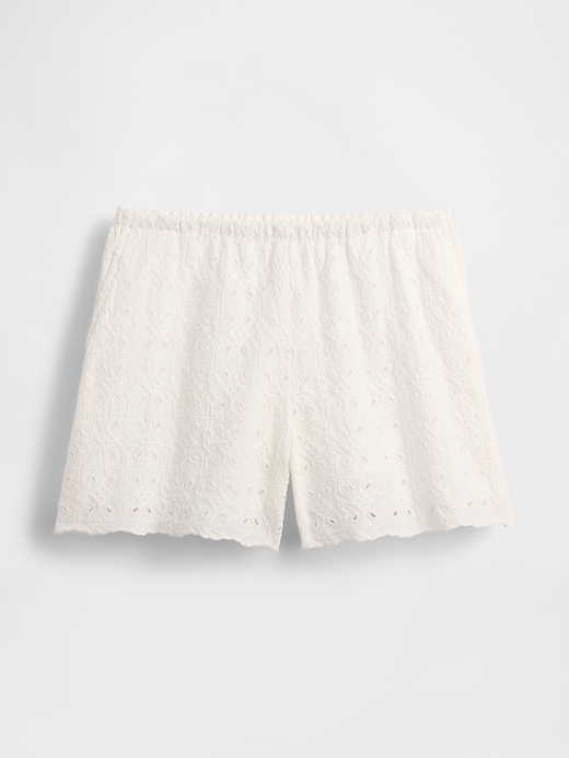 Image number 5 showing, High Rise Eyelet Easy Shorts