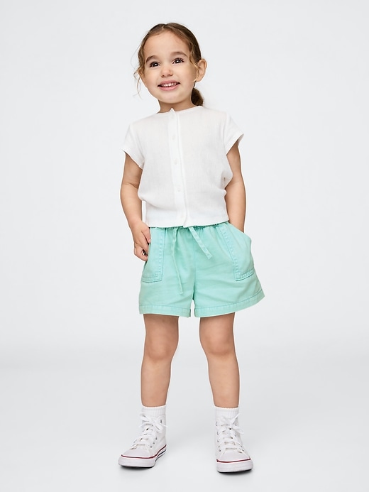 Image number 1 showing, Baby & Toddler UltraSoft Pull-On Shorts