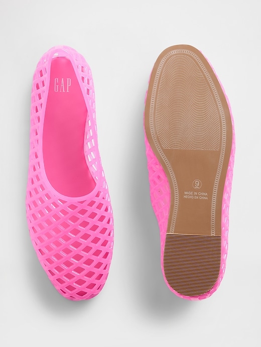 Image number 3 showing, Jelly Ballet Flats