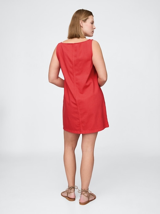 Image number 5 showing, UltraSoft Denim Mini Dress