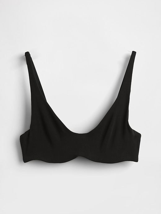 Image number 5 showing, Organic Stretch Cotton Unlined Bra