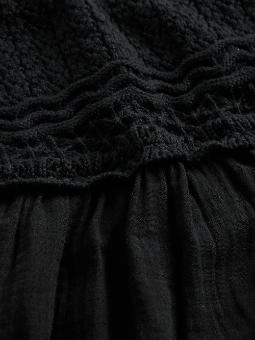 Image number 4 showing, Kids Racerback Crochet Tank Dress