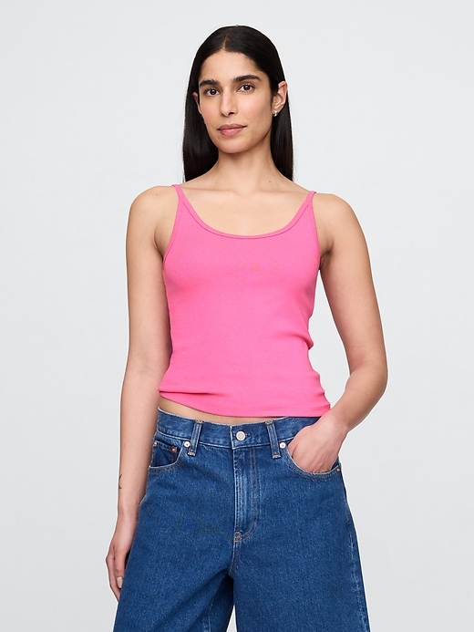 L'image numéro 1 présente Camisole courte moderne