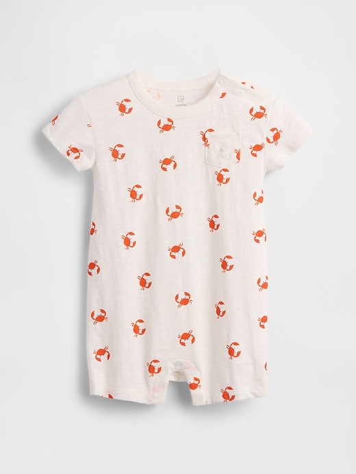 Image number 1 showing, Baby Pocket Shorty One-Piece