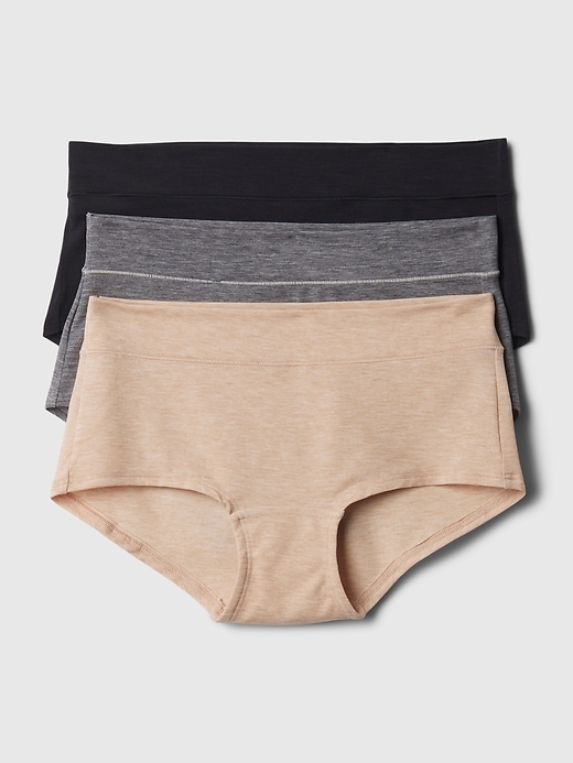 Image number 1 showing, Low Rise Breathe Shorty (3-Pack)