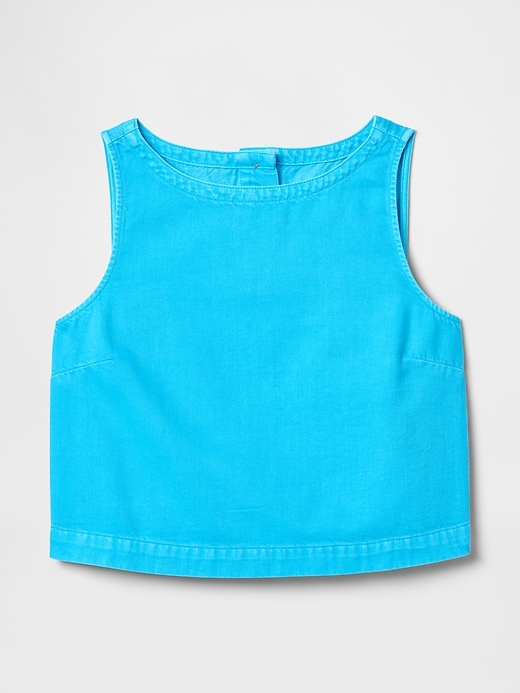 Image number 4 showing, UltraSoft Denim Shell Tank Top