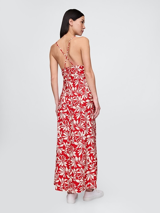 Image number 2 showing, Tie-Back Maxi Slip Dress