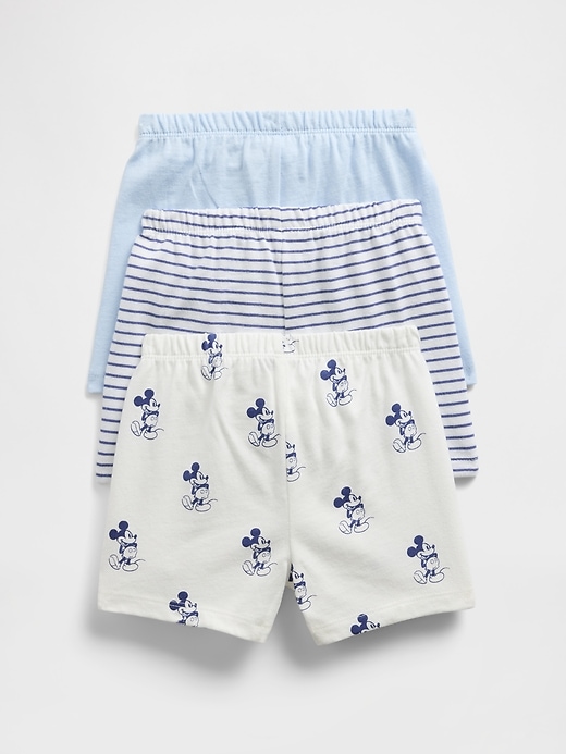 Image number 2 showing, Gap × Disney Baby Organic Cotton Pull-On Shorts (3-Pack)