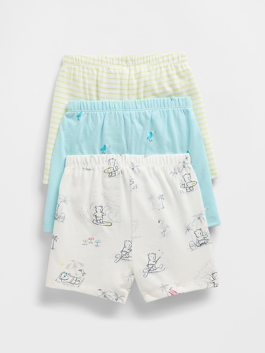 Image number 2 showing, Baby First Favorites Organic Cotton Ruffle Shorts (3-Pack)