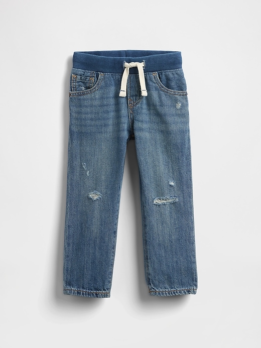 Image number 1 showing, Baby & Toddler Pull-On Slim Jeans