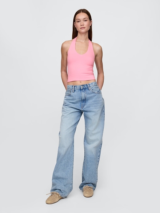 Image number 2 showing, CloseKnit Halter Crop Top