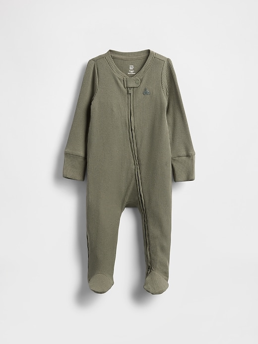 Image number 1 showing, Baby First Favorites TinyRib Footed One-Piece