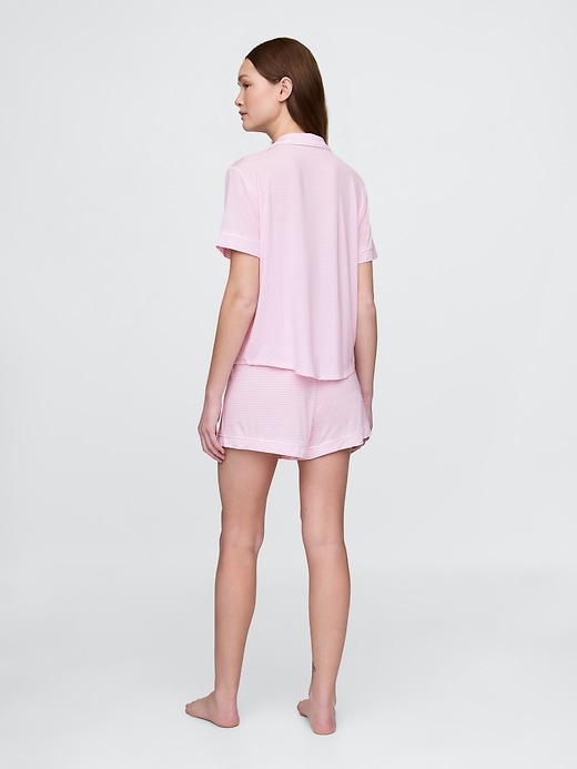 L'image numéro 2 présente Short de pyjama en modal