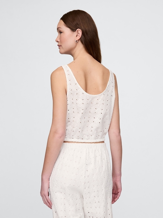 Image number 3 showing, Cinched-Hem Crop Top