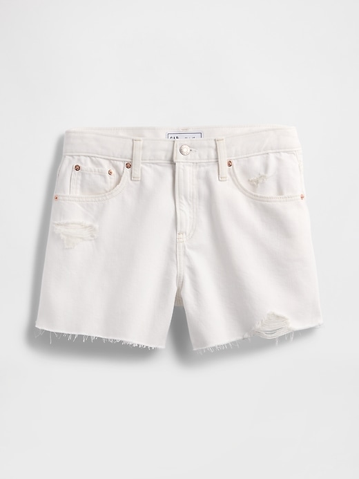 Image number 5 showing, 4" Mid Rise UltraSoft Relaxed Cutoff Shorts