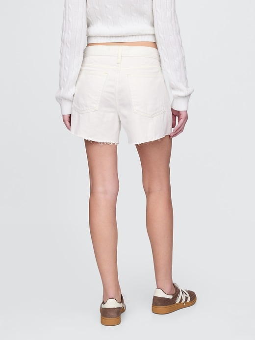 Image number 4 showing, 4" Mid Rise UltraSoft Relaxed Cutoff Shorts