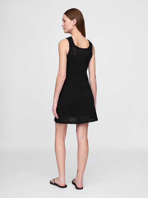 Image number 2 showing, Crochet Mini Dress