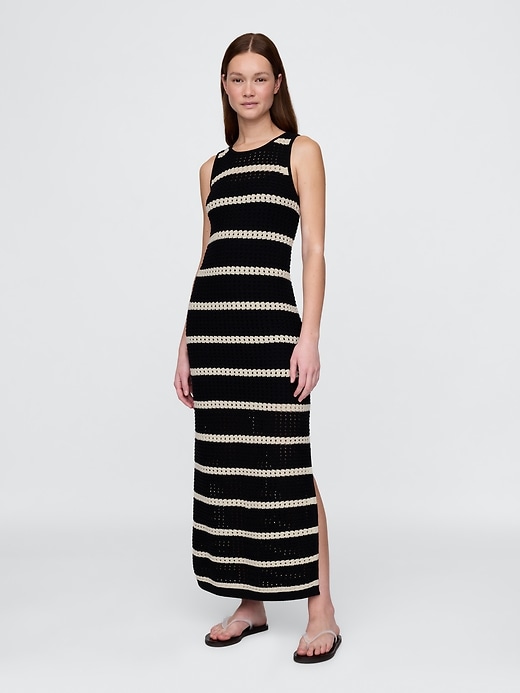 Image number 1 showing, Crochet Maxi Dress