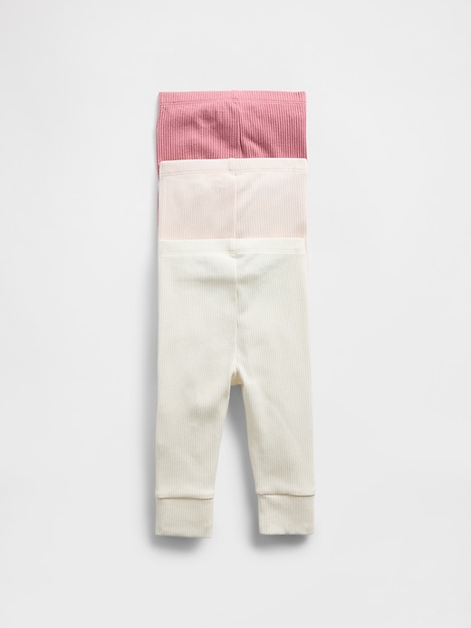 L'image numéro 2 présente Pantalon finement côtelé Premiers essentiels pour Bébé (paquet de 3)
