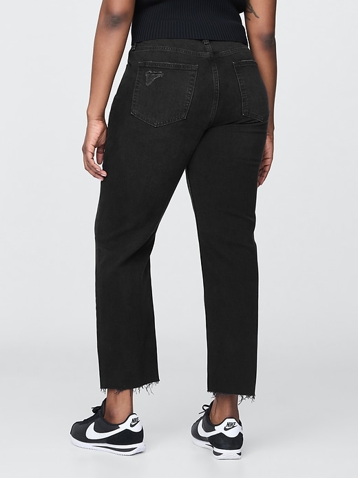 Image number 6 showing, High Rise Cheeky Straight Jeans