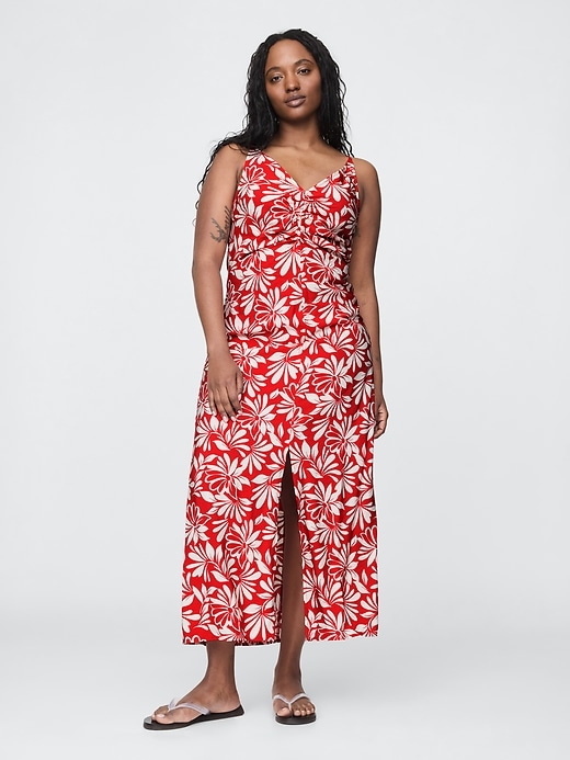 Image number 4 showing, Tie-Back Maxi Slip Dress