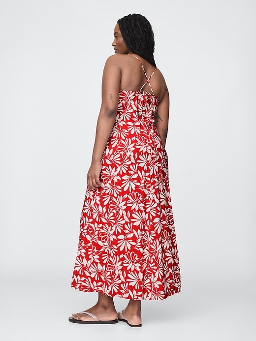 Image number 5 showing, Tie-Back Maxi Slip Dress