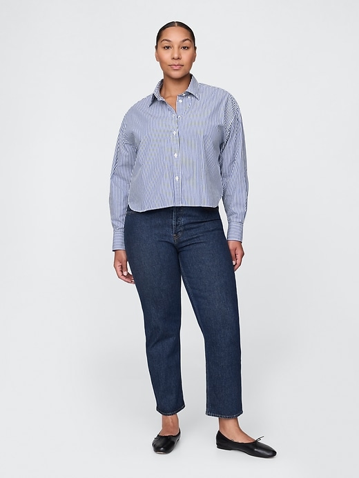 Image number 5 showing, High Rise Cheeky Straight Jeans