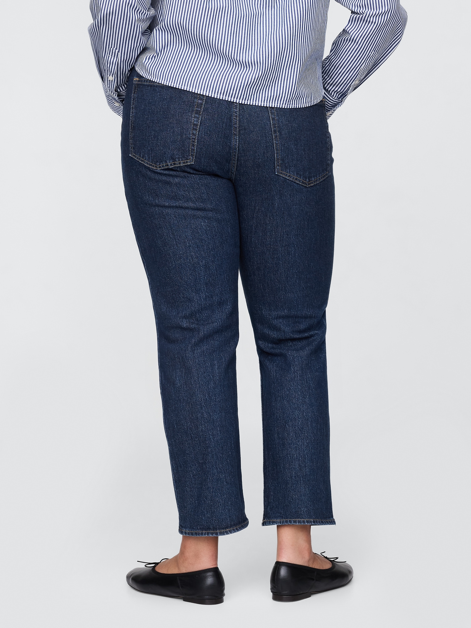 High Rise Cheeky Straight Jeans | Gap