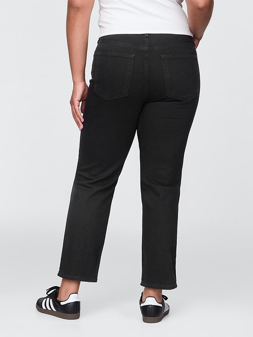 Image number 6 showing, High Rise Cheeky Straight Jeans