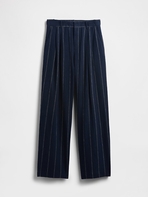 Image number 7 showing, 365 High Rise Linen-Blend Trousers