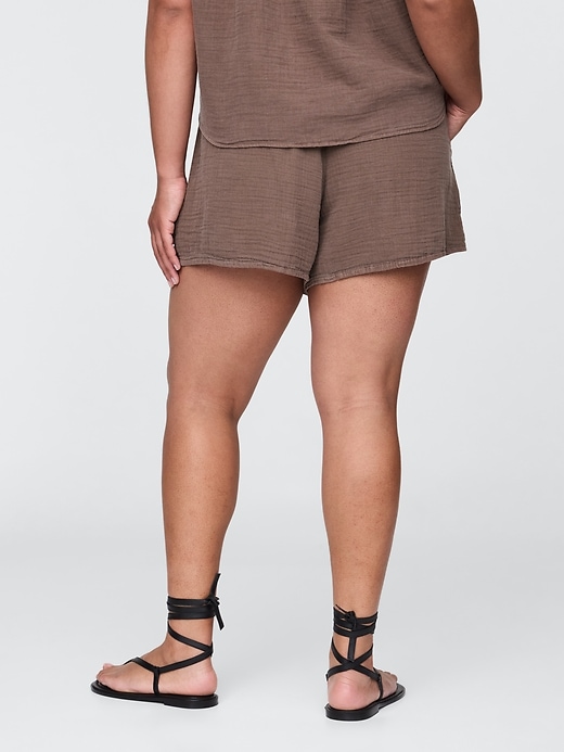 Image number 6 showing, Cotton Gauze Easy Shorts