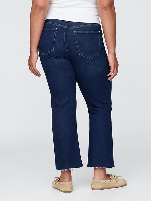 L'image numéro 6 présente Jean mi-évasé à taille haute