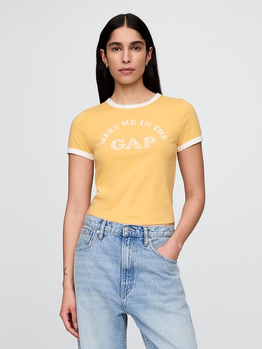 Image number 1 showing, Cotton Jersey Logo Baby T-Shirt